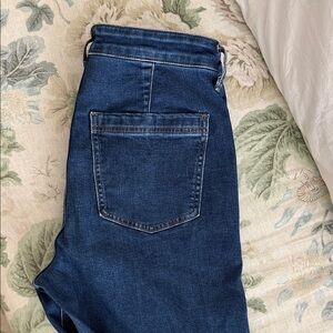 J.Crew Blue High-Rise Trouser Jeans